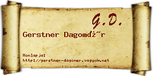 Gerstner Dagomér névjegykártya